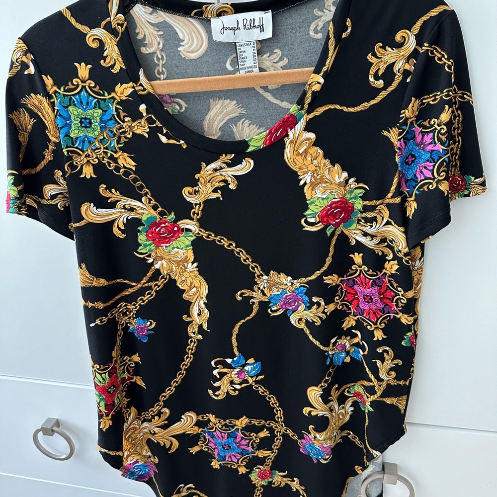 Joseph Ribkoff black print top